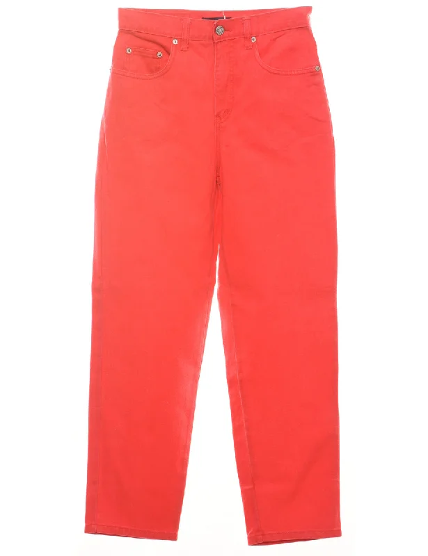 Bill Blass Coral Tapered Jeans - W28 L30