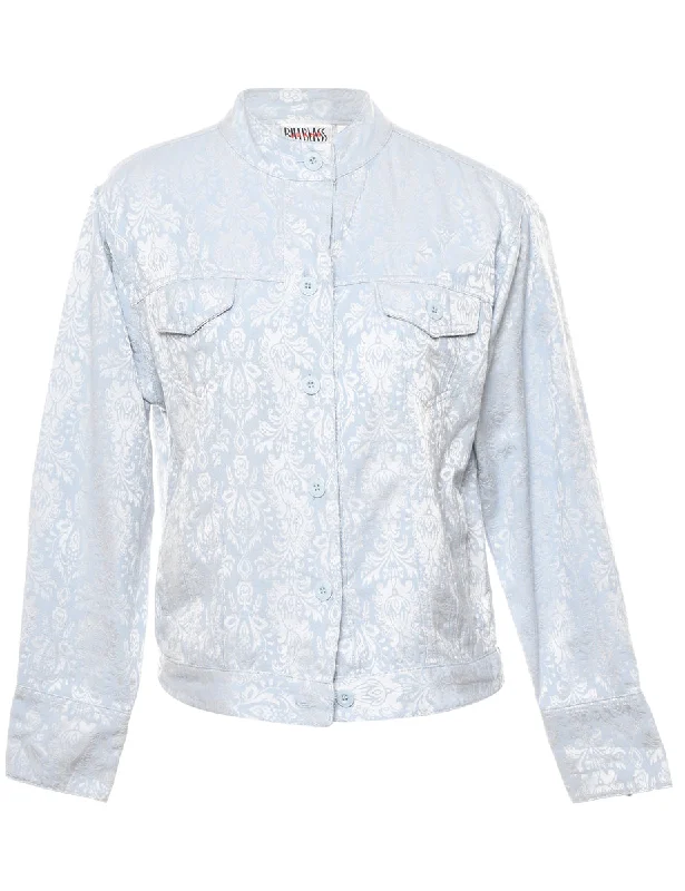 Bill Blass Damask Jacket - M